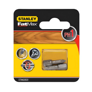 Бита PH 1 х 25 мм (2 шт.) FatMax Torsion STANLEY STA62020