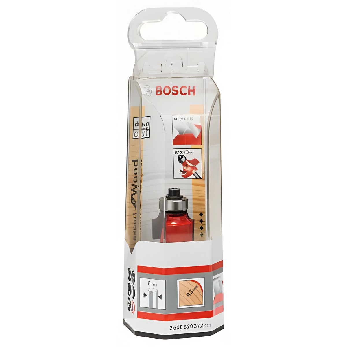 Фреза радиусная (d8/D18.7/H12.7/L55/R3) Expert for Wood BOSCH 2608629372