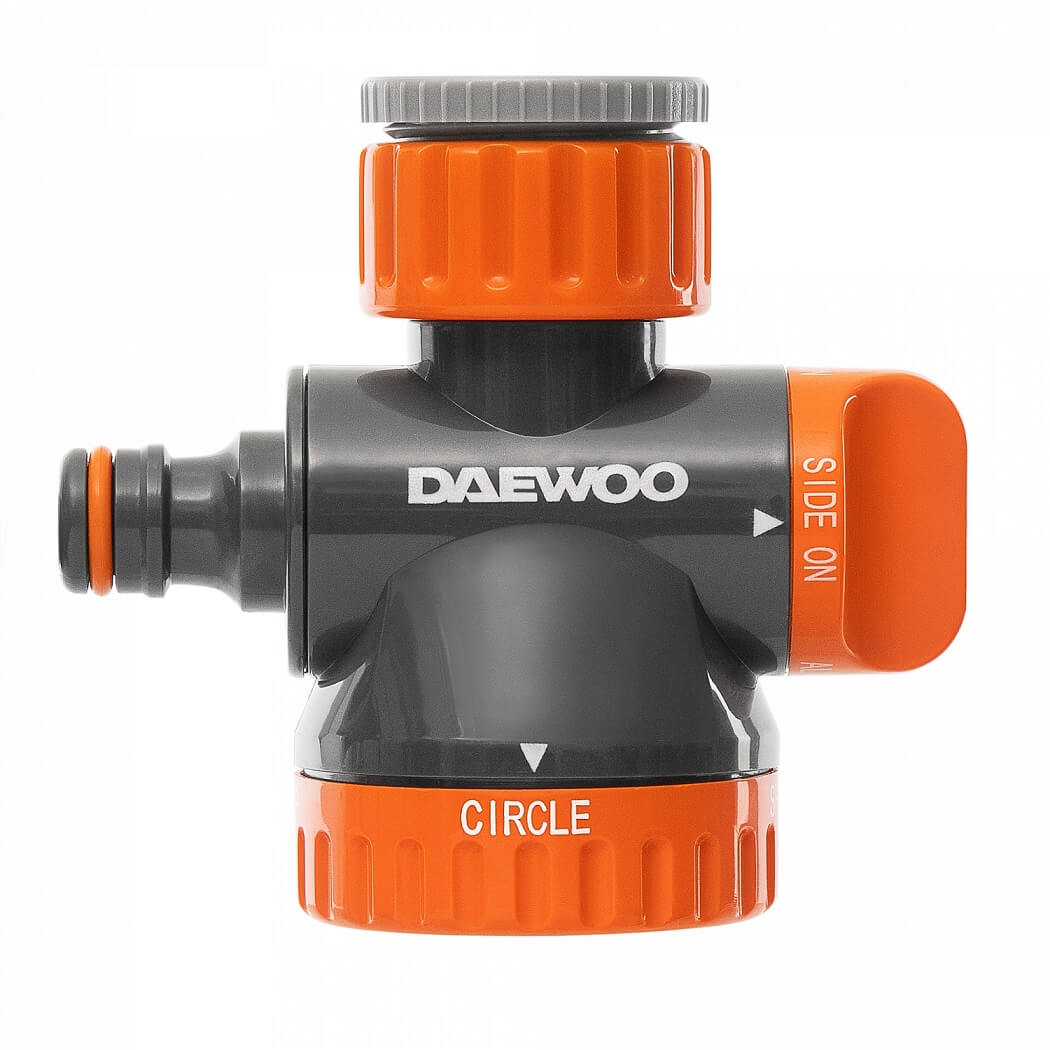 Адаптер 2-х канальный с лейкой для крана 26,5 мм (3/4'') и 33,3 мм (1'') DWC 1325 DAEW