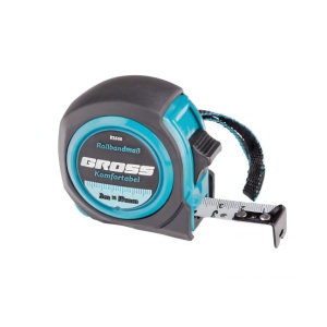 Рулетка 3 м х 19 мм (обрезиненный корпус) GROSS Komfortabel 32560