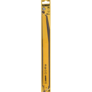 Полотно пильное 305 мм (5 шт., дерево с гвоздями/твердый пластик) DeWalt DT2350-QZ