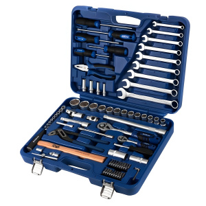 Набор инструментов 78 пр. (1/4'', 1/2'', кейс) КОБАЛЬТ 010110-78