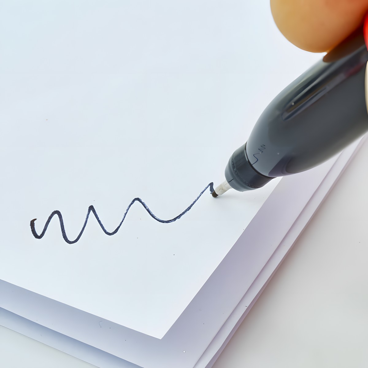 Маркер строительный ультра-тонкий, черный (1 шт.) INKZALL MILWAUKEE 48223154