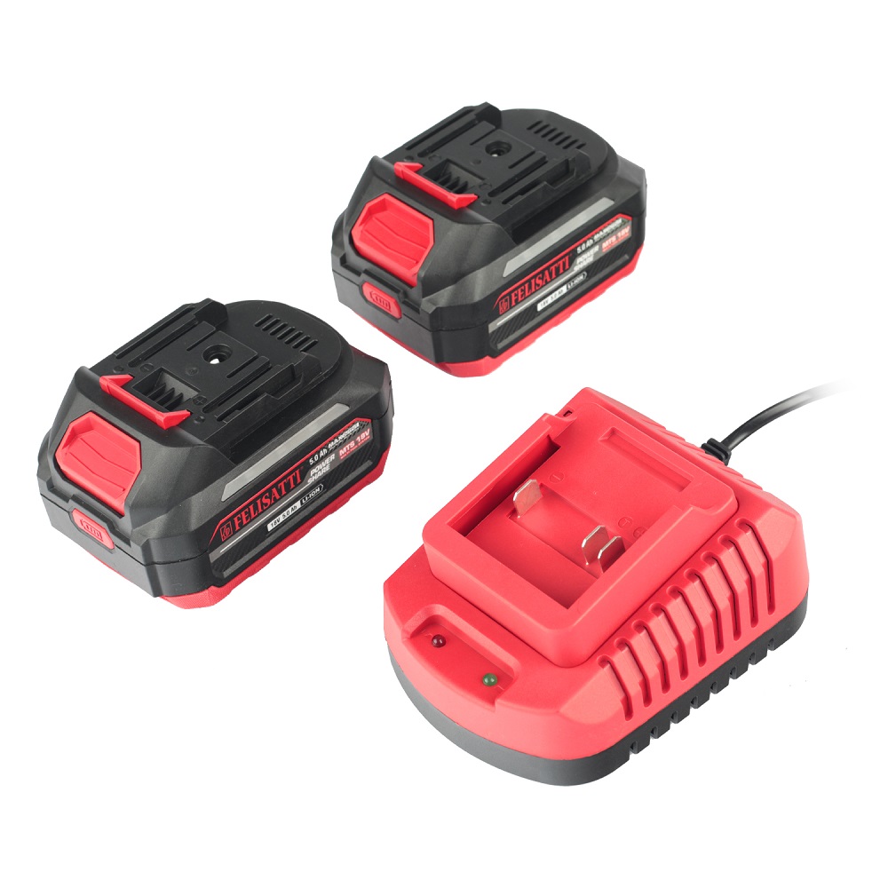 Гайковерт аккумуляторный ударный FELISATTI FT1618 HD (18В,600Нм, 2*5а/ч,бесщет.)