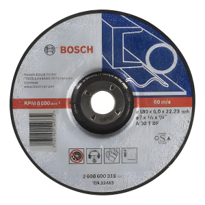 Круг обдирочный 180 х 6.0 х 22.2 мм Expert for Metal BOSCH 2608600315