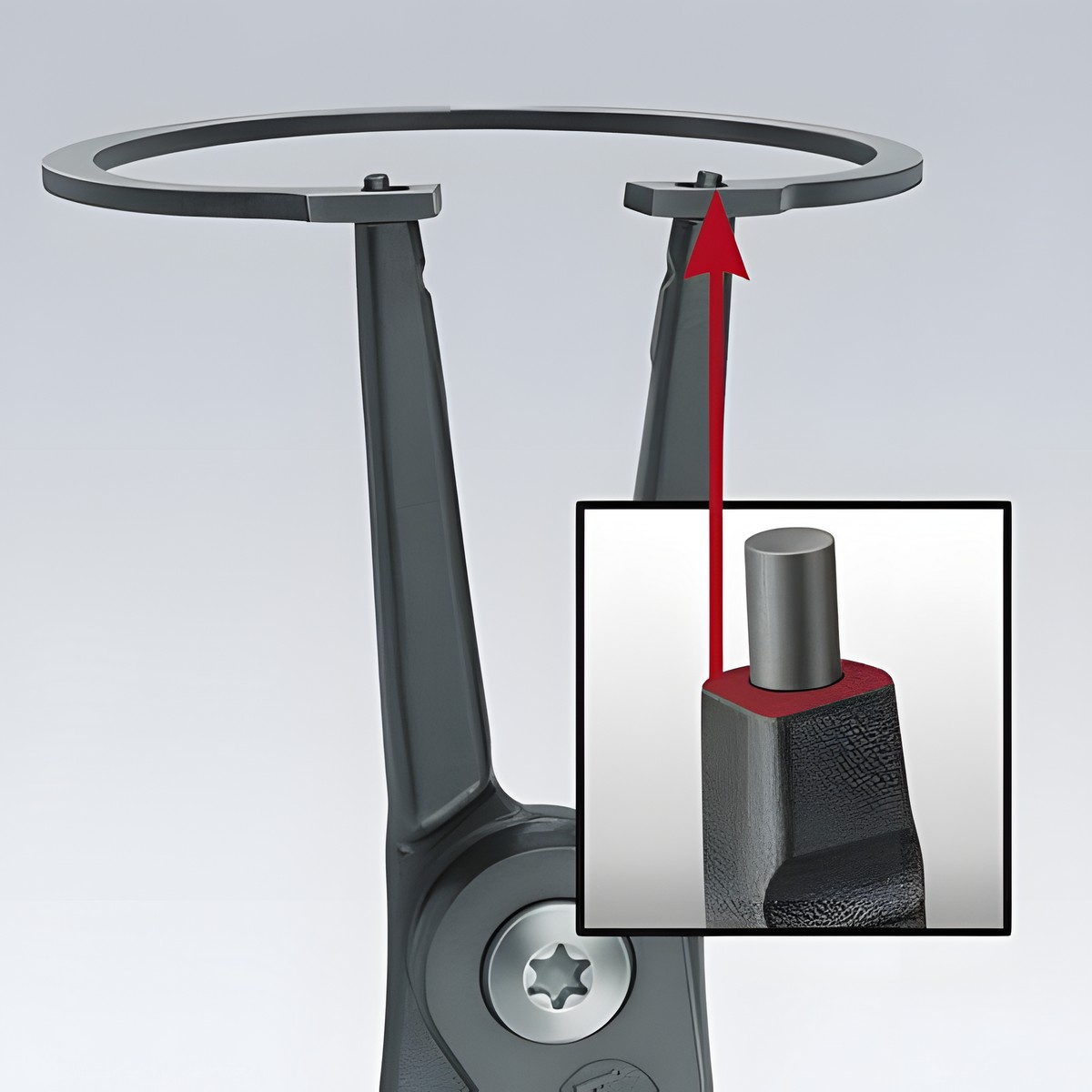 Щипцы для внешних стопорных колец KNIPEX KN-4911A2