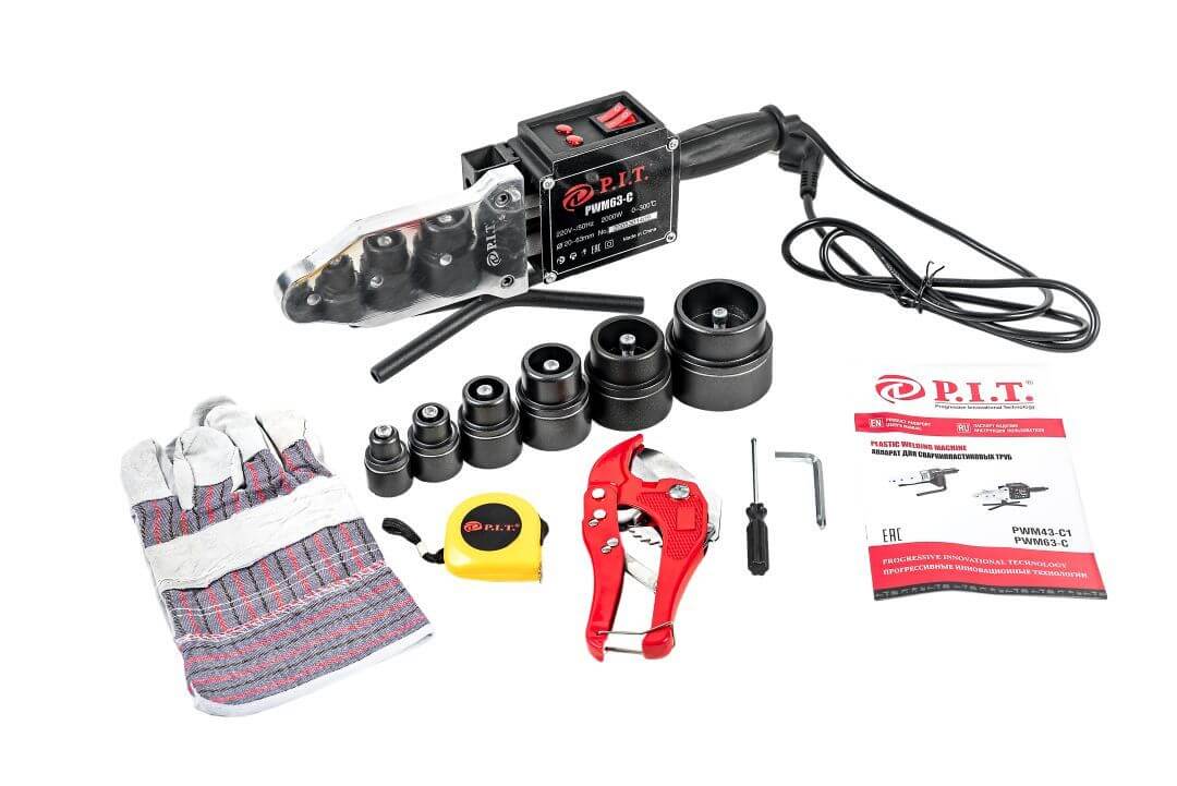 Паяльник для пластиковых труб P.I.T. PWM63-C Мастер