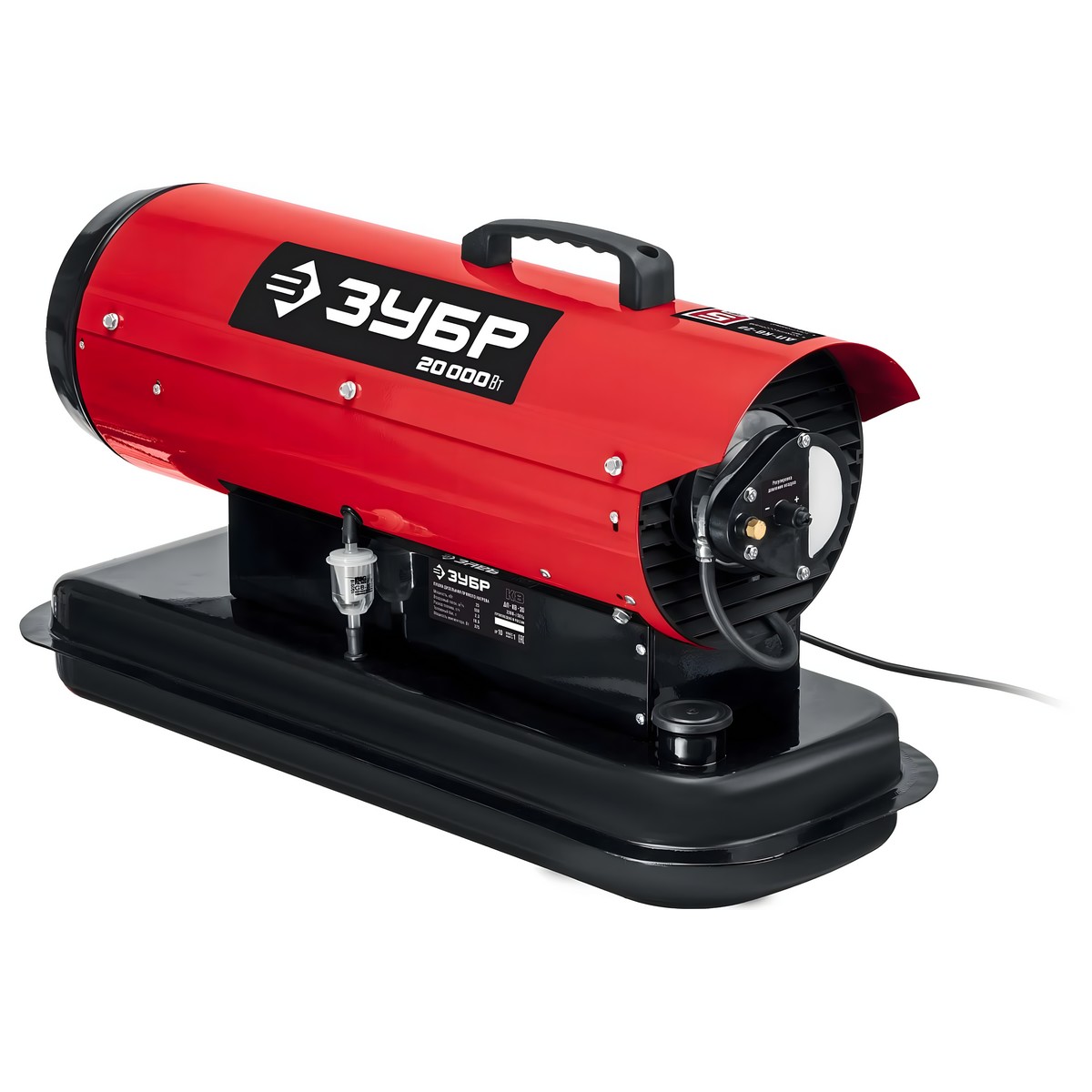 Пушка тепловая дизельная ЗУБР ДП-К8-20