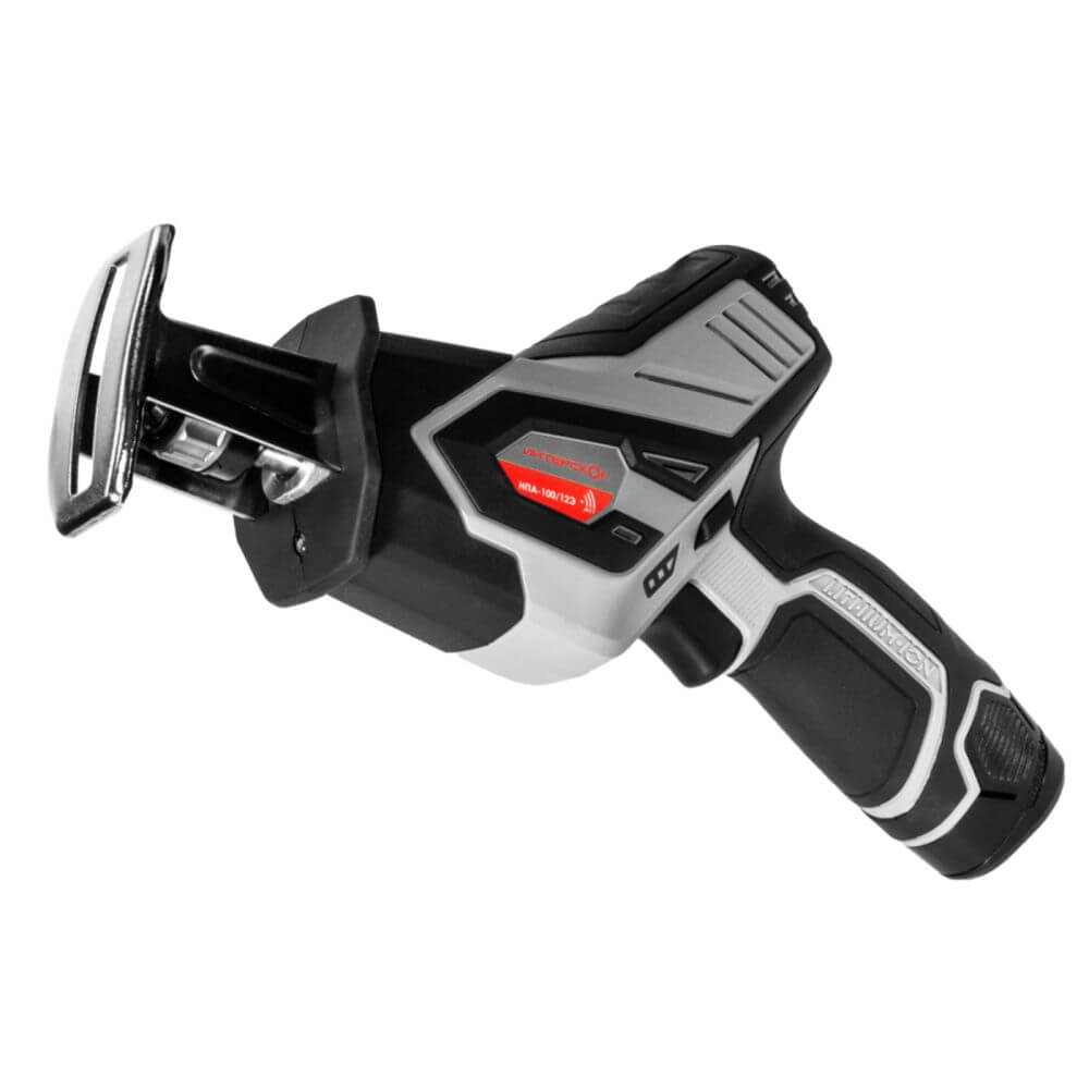 Пила ножовочная ИНТЕРСКОЛ НПА-100/12Э (Li-Ion, 2 акк.*2,0 Ач, кейс)