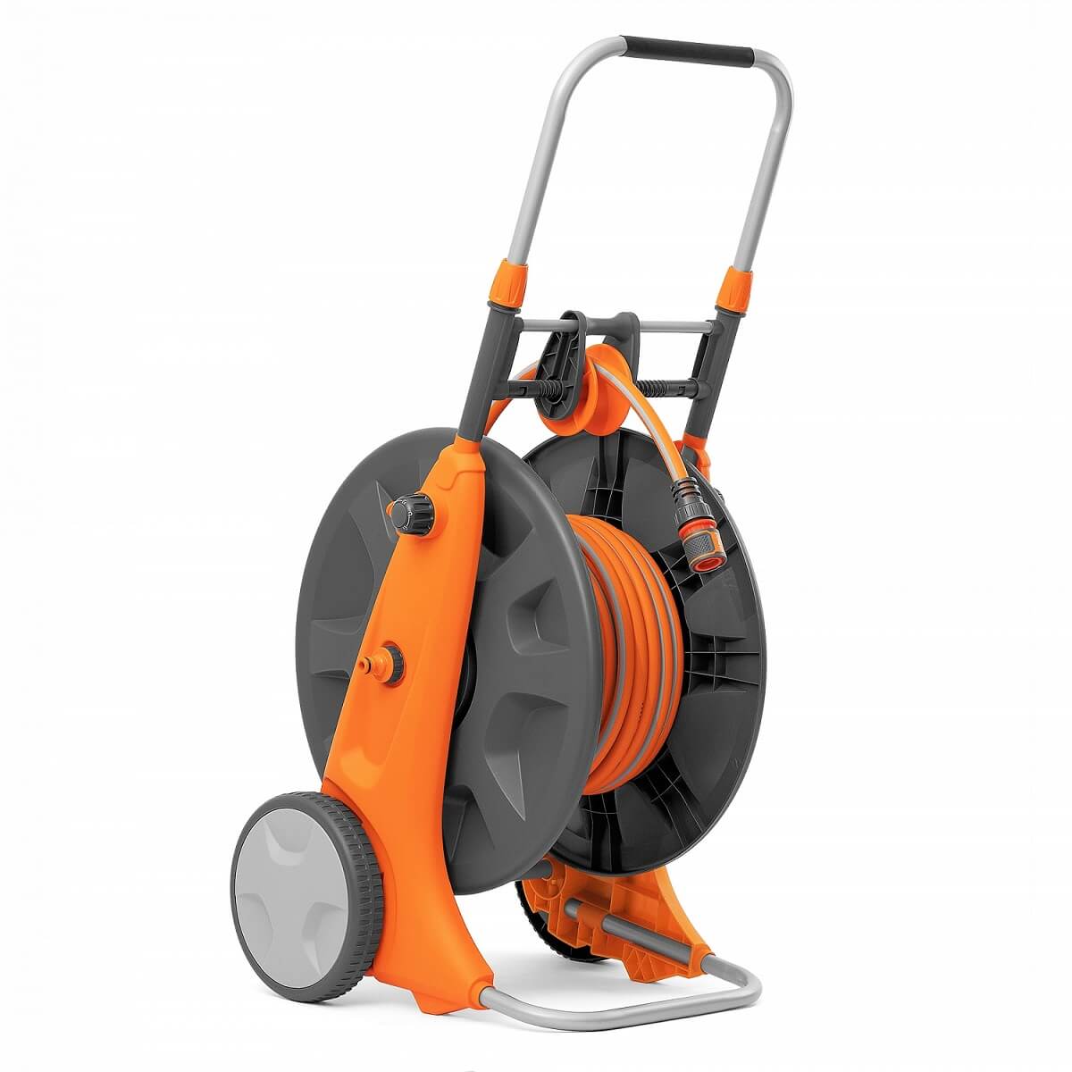 Тележка для шланга до 100 м + шланг 30 м DWR 2131 DAEWOO