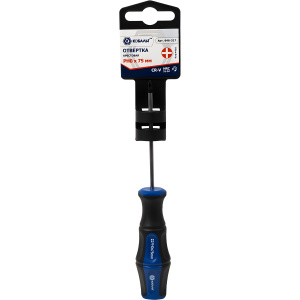 Отвертка PH 0 х 75 мм (двухкомпонентная рукоятка) Ultra Grip КОБАЛЬТ 646-317