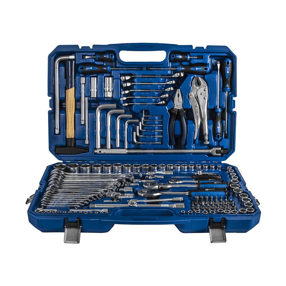 Набор инструмента, универсальный (143 предм., 1/2'', 1/4'', 3/8'', кейс) КОБАЛЬТ 919-685