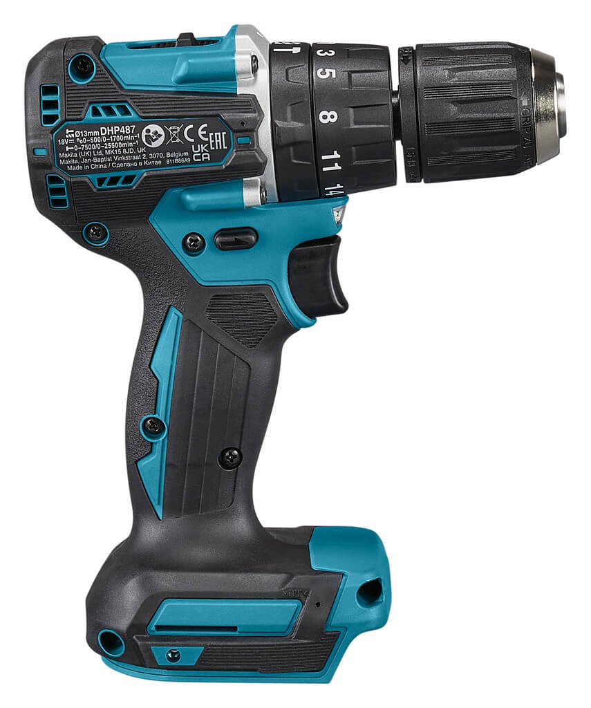 Дрель аккумуляторная ударная MAKITA DHP487Z (без АКБ и ЗУ)