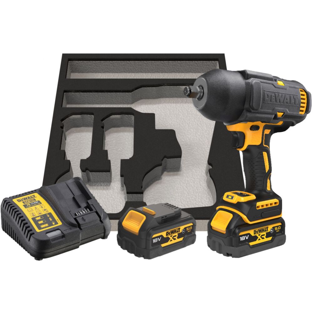 Гайковерт аккумуляторный ударный DEWALT DCF900P2G
