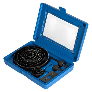 Набор коронок 12 шт. (20 - 127 мм + 2 адаптера) ПРАКТИКА 773-279