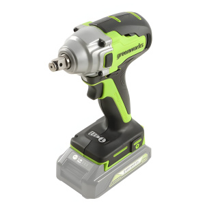 Гайковерт аккумуляторный ударный GREENWORKS GD24IW400 (без АКБ и ЗУ) 3802907