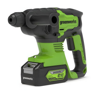 Перфоратор аккумуляторный GREENWORKS GD24SDS2 3803007UB