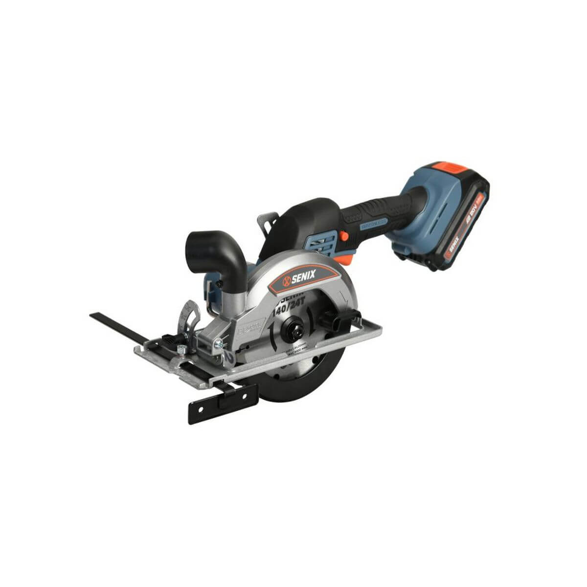 Пила циркулярная аккумуляторная SENIX PSCX2-M4-EU SET,X2 20V, 140 мм, 1 акб, 1 зу,