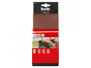 Набор шлифовальных лент KWB 100 х 914 мм, 3 шт. (для TC-US 400, TC-US 380) 914605