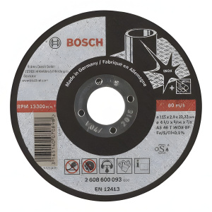Круг отрезной 115 х 2.0 х 22.2 мм Expert for Inox BOSCH 2608600093