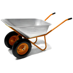 Тачка строительная двухколесная PRORAB HB 1112 R (250 кг, 110 л, пневмоколеса 3.25*8/20