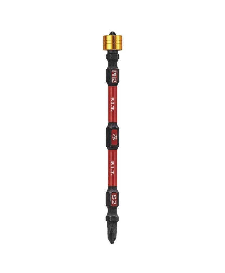 Бита PH2-PH2x110 мм двусторонняя магнитная .P.I.T. GCR15(ASDR03-110B)