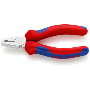 Плоскогубцы 110 мм (хром) KNIPEX KN-0805110