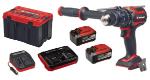 Дрель ударная аккумуляторная Einhell PXC TP-CD 18/120 Li-i BL (2 акк.*5,2 А/ч, 2 ЗУ) 4514310SETL