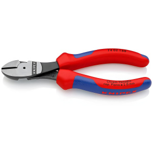 Бокорезы силовые 160 мм (черн) KNIPEX KN-7402160