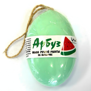 Мыло ручной работы, на веревочке (Арбуз)
