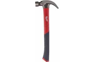 Молоток-гвоздодер 570 гр. (рукоятка из стекловолокна) MILWAUKEE 4932478658