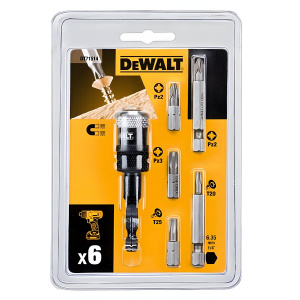 Набор бит (6 шт. + магнитный держатель) DeWalt DT71514-QZ