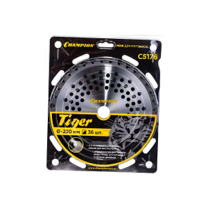 Нож с зубцами из твердого сплава 230 х 25.4 мм 36T Tiger (SRM-2305SI/2655SI) CHAMPION C5176