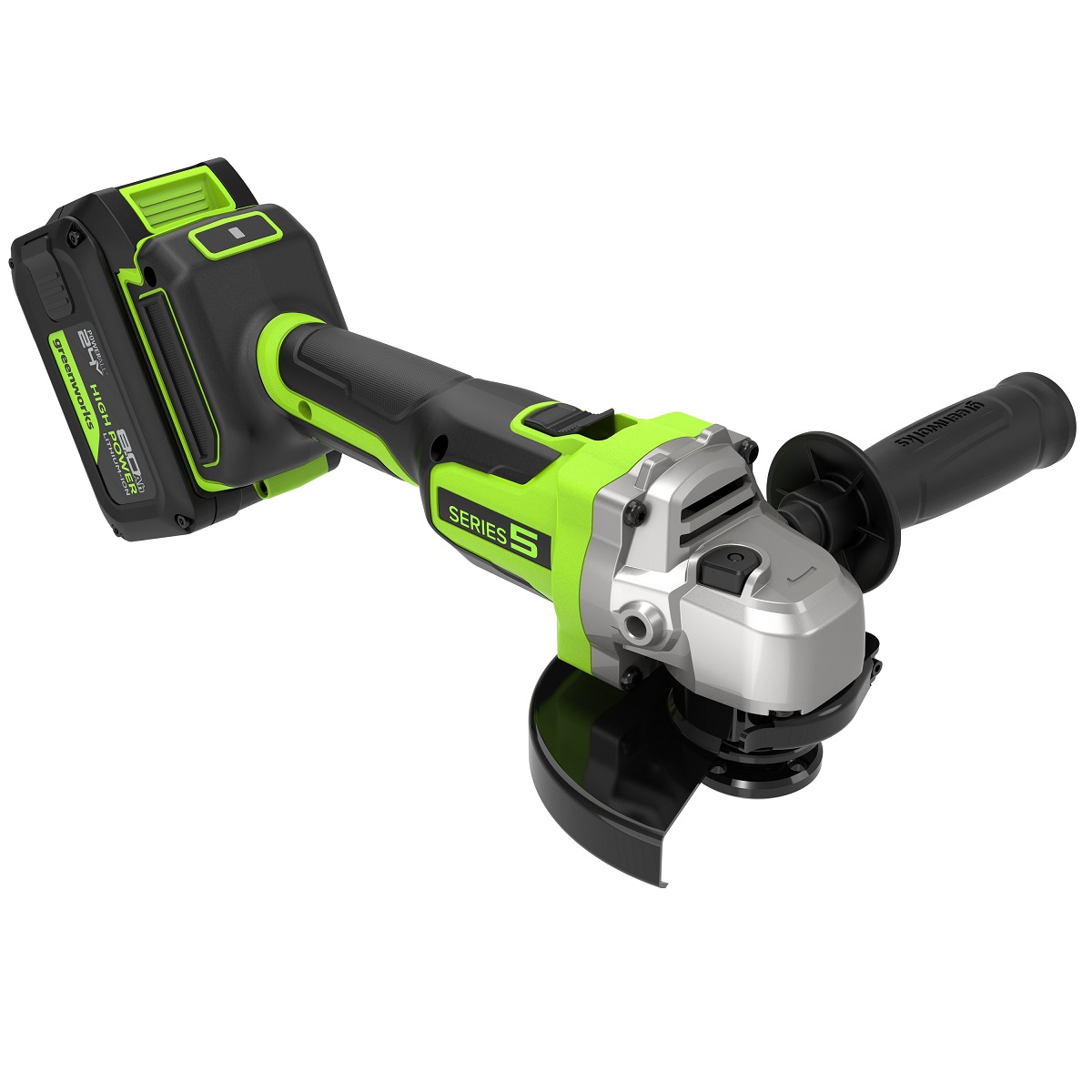 Шлифмашина угловая аккумуляторная GREENWORKS AG590 3201007CUH