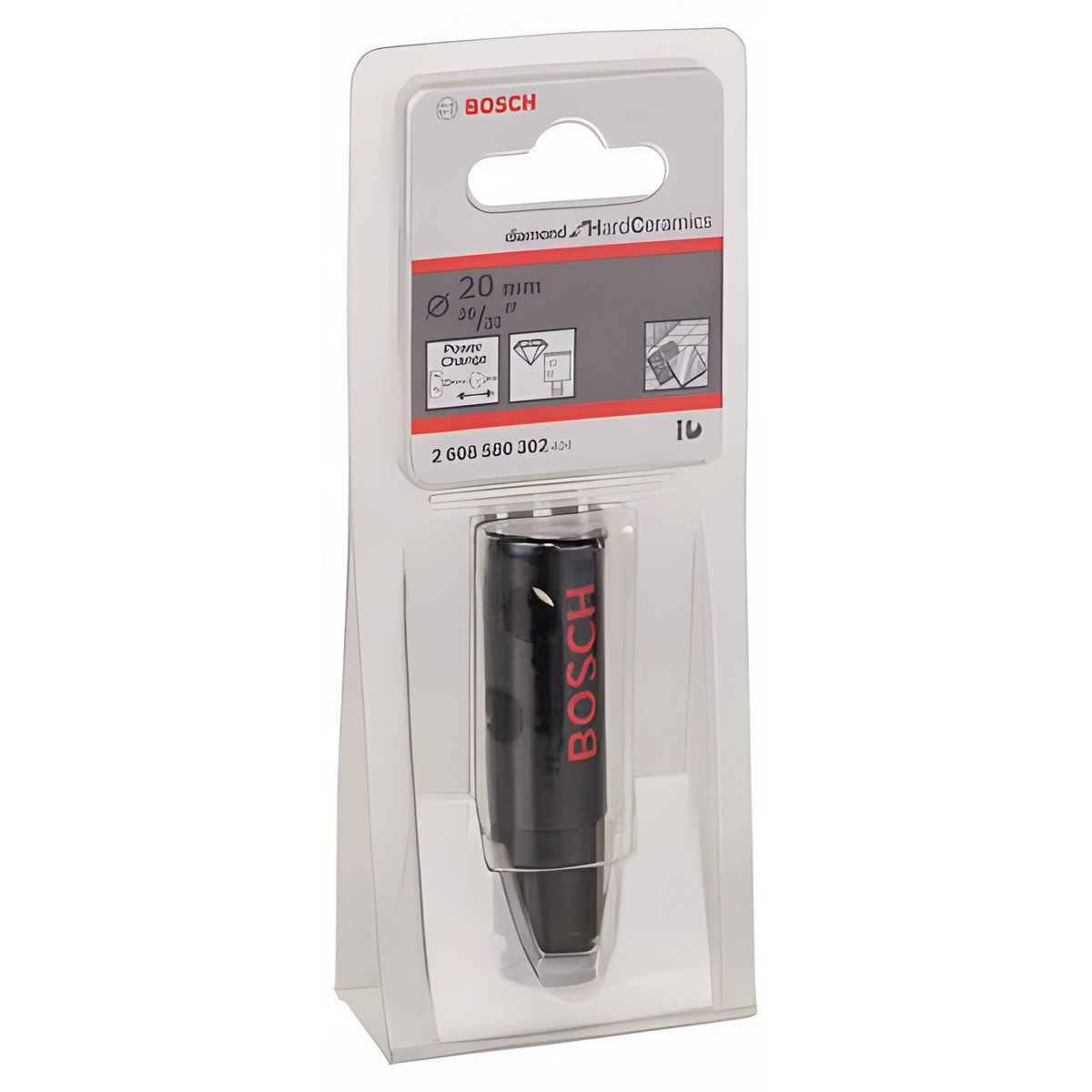 Коронка алмазная 20 мм Diamond for Hard Ceramics BOSCH 2608580302