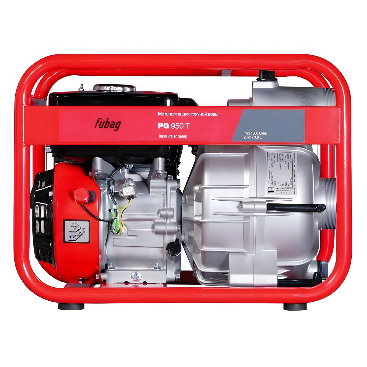 Мотопомпа FUBAG PG 950 T (для сильнозагрязненной воды) 838246