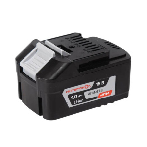 Аккумулятор ИНТЕРСКОЛ АПИ-4/18И (18V, 4.0Ah, Li-Ion, индикатор заряда) 2400.121
