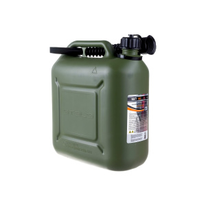 Канистра 10 л для ГСМ, пластиковая, усиленная, вертикальная STELS 53126