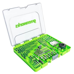 Набор сверл, бит, коронок, 90 пр. (в кейсе) GREENWORKS 2944607