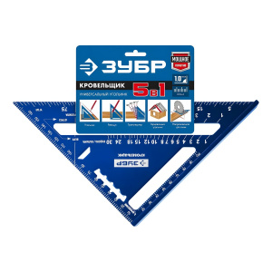 Угольник кровельный 180 мм, универсальный, 5-в-1 Кровельщик ЗУБР 34391-18
