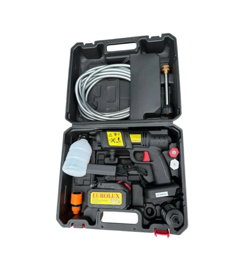 Мойка аккумуляторная Eurolux M-20Li (1 АКБ и ЗУ в комплекте)