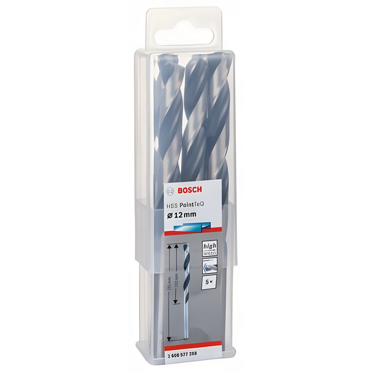 Сверло по металлу 12 х 151 мм (1 шт.) HSS PointTeQ BOSCH 2608577288