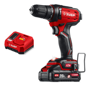 Дрель аккумуляторная ЗУБР ДШ-40-21 LMS