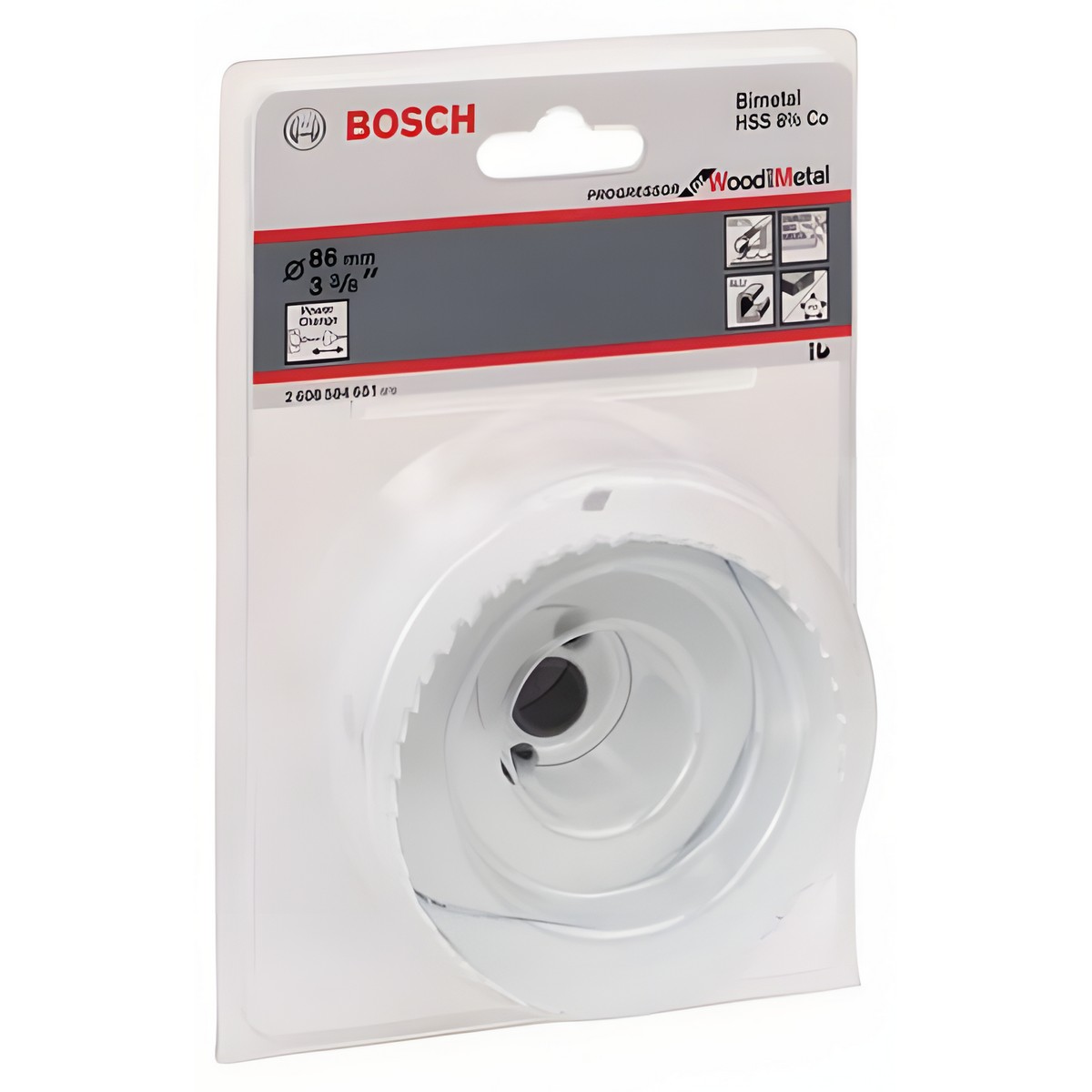 Коронка пильная 86 мм HSS-CO Progressor BOSCH 2608584651
