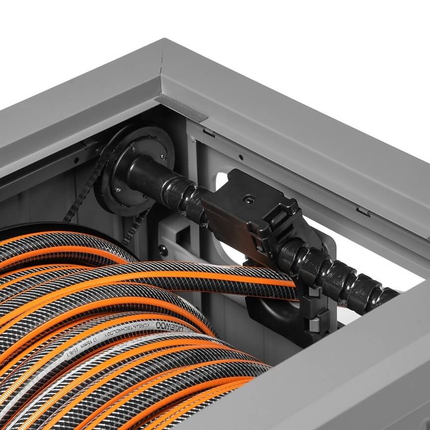 Катушка металлическая с шлангом 45 м DWR 6145 DAEWOO