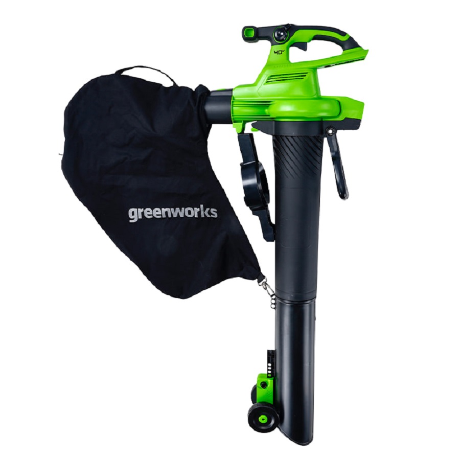 Воздуходувка-пылесос аккумуляторная GREENWORKS GD40BVIIK5 2406907UG