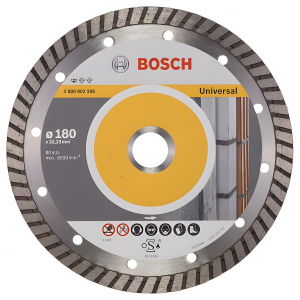 Диск алмазный 180 х 22.2 мм Standard for Universal Turbo BOSCH 2608602396