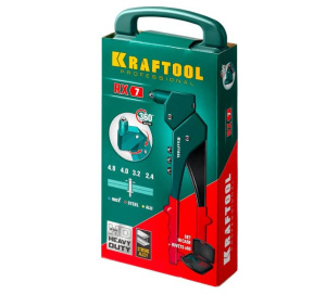 Заклепочник литой KRAFTOOL RX-7, поворотный (2.4 - 4.8 мм, в кейсе) 31176-Н6_z01