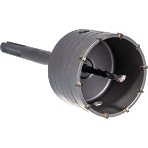 Коронка в сборе SDS-MAX с хвостовиком и центрирующим сверлом d82 Гранит 505582