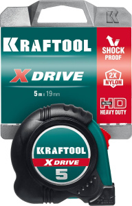 Рулетка 5 м х 19 мм KRAFTOOL X-Drive 34122-05-19_z02